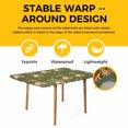 thumbnail image 4 of Easter Bunny Table Cloths for 6 Foot Rectangle Tables, Spring Yellow Flowers Country Plants Green Patio Waterproof Elastic Fitted Tablecloths, Washable Rectangular Table Cover for Camping, 4 of 8