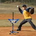 thumbnail image 3 of BaseGoal Camiseta de Béisbol para Niños, Tee de Bateo, Tee de Softball, Tee de Bateo Juvenil, Tee de Teeball, Tee de Viaje, con Caddy de Pelotas Removible, Altura Ajustable Fácil y Bolsa de Transporte, 3 of 5