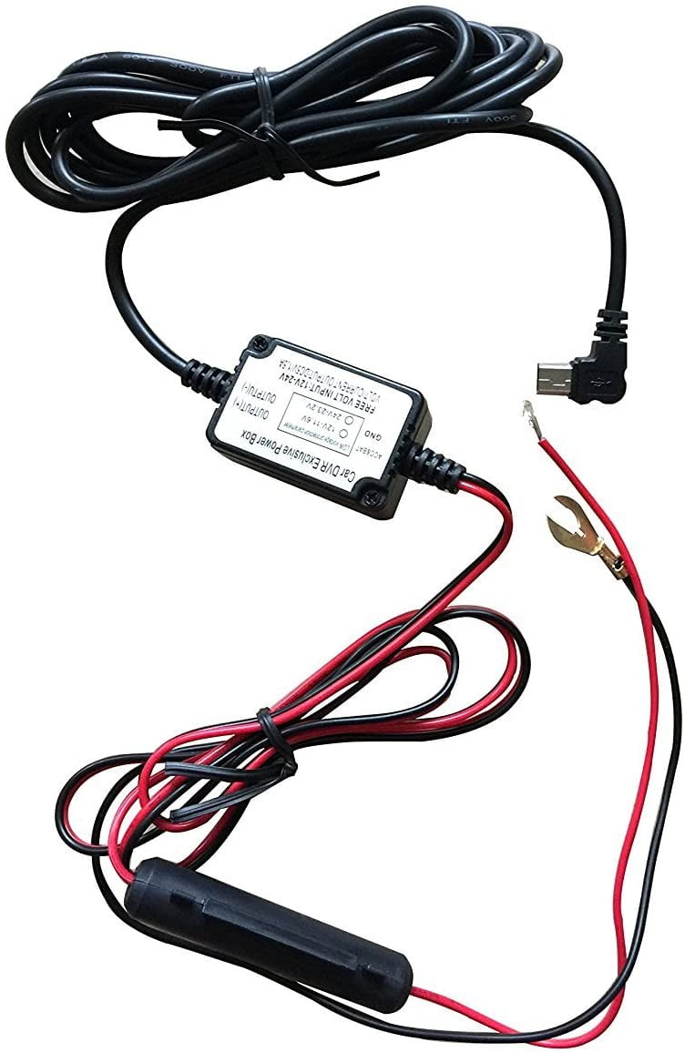 Dash Cam Hardwire Kit with Mini USB Pefect for Car DVR Camera Recorder