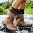 thumbnail image 7 of Women's Waterproof PVC Ankle Rain Boots Non Slip Thick Heel Gardening Shoes, 7 of 7