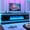 Black, variant on Blotout 71" TV Stand with LED Lights & Power Outlet for 85/80/75 Inch TV, Modern Gaming Entertainment Center with High Gloss Cabinet, Media TV Console for Living Room (Black)