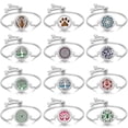 thumbnail image 3 of Unisex Aromatherapy Essential Oil Diffuser Bracelet Alloy Locket Bracelet Electroplated Finish Jewelry Gift for Her and, 3 of 6