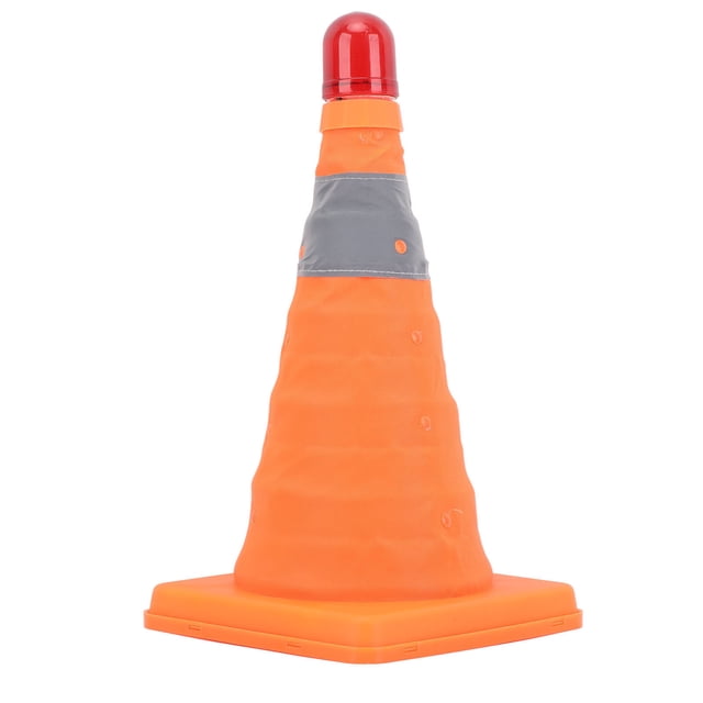 Cono De Seguridad, Ajuste De Altura 30x19x19cm Cono De Seguridad De Tráfico Suave Para Estacionamiento