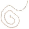 thumbnail image 1 of Pearl Waist Chain Pearl Belt Women Dress Pearl Belt Decorative Pearl Chain for Girl, 1 of 2
