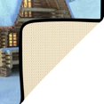 thumbnail image 3 of GZHJMY Christmas Santa Door mat Non Slip Floor Door Rug, Soft Floor Mat for Kitchen Garden Bedroom Indoor Outdoor Entrance Home Holiday Decoration 23.6" x15.7", 3 of 7