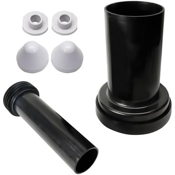 Wall Hung Toilet Hidden Tank Drain Pipe Set, Durable Plastic Compatible with TOTO THU3341 - Includes Drain and Flush Pipes, Nuts, Easy Installation Fit TOTO Toilet Replacement Parts
