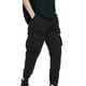 thumbnail image 4 of Puntoco Pantalones ajustados de longitud completa con bolsillos laterales y pies pequeños para hombre, 4 of 8