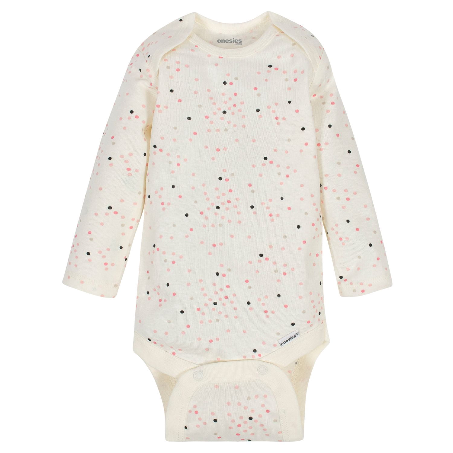 Onesies Brand Baby Girl Long Sleeve Bodysuit, 6-Pack, Sizes Newborn-12 Months