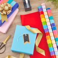 thumbnail image 4 of Hallmark All Occasion Reversible Wrapping Paper Bundle - Rainbow Stripes and Solid (3-Pack: 75 sq. ft. ttl.), 4 of 7
