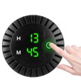 thumbnail image 2 of 12V-24V Marine Car RV Clock Refit Interior LED Luminous Circular Time Display oso de fresa Hogar, 2 of 6