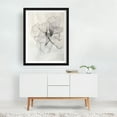 thumbnail image 2 of Fine Line Floral Art Minimalist Botanical Prints - Line Drawing Line Art Abstract Black and White Modern Art Minimalist Floral Surrealism Black Framed Wall Art Print 6 x 8 inches, 2 of 3