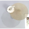 thumbnail image 2 of Zhangyh PVC Round Placemats Sets,Heat Resistant Table Mats,Waterproof Oilproof Dinning Place Mats for Morden Kitchen Dining Table, 2 of 3