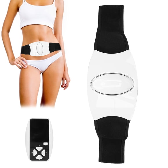 Heating Waist Massager, Rechargeable Bilateral Vibration Waist Massage Belt Intelligent For Stomach For Back For Lumbar For Spine