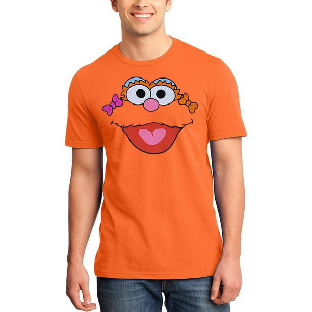 Startpunt Dronken worden servet Sesame Street Zoe Face Adult T-Shirt - Walmart.com