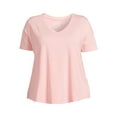 thumbnail image 5 of Terra & Sky Women’s Plus Size V-Neck Tee, 5 of 5