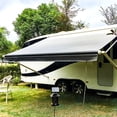 thumbnail image 5 of ALEKO 10'x8' Retractable RV/Patio Awning, Burgundy Fade Color, 5 of 13
