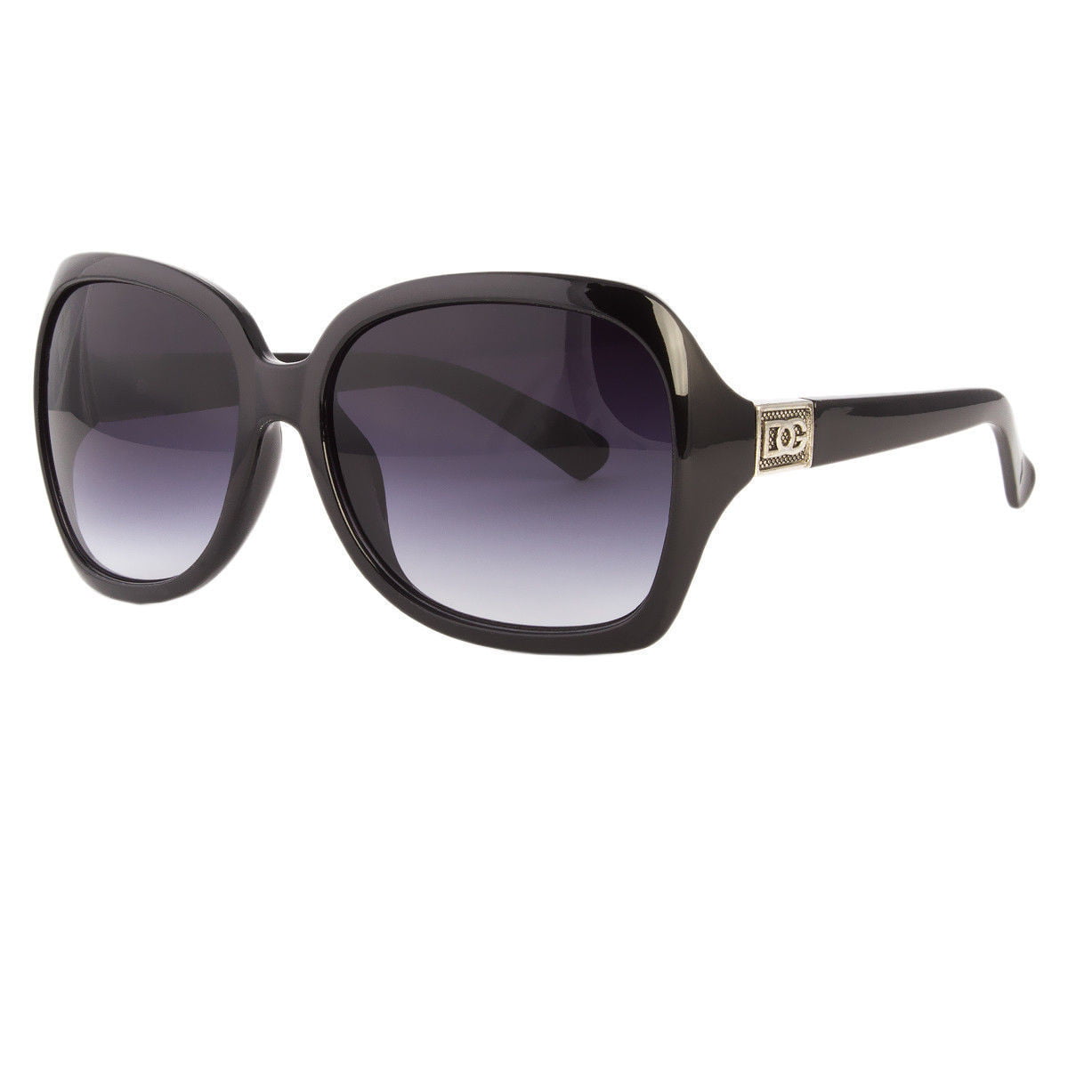 New DG Eyewear Womens Rhinestones Square Wrap Sunglasses Designer Fashion Shades 