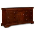 thumbnail image 5 of New Classic Furniture Versailles Solid Wood Engineered Wood Dresser in Cherry, 5 of 13