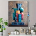 thumbnail image 4 of Abstract Geometric Sculpture Canvas Print, Wall Decor for Living Room Bedroom Office Study Hallway, 4 of 8
