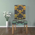 thumbnail image 4 of ABPHQTO Funda protectora para silla de calavera con flores, colores claros, funda protectora para asiento, para comedor, Hotel, boda, fiesta, juego de 1, 4 of 4