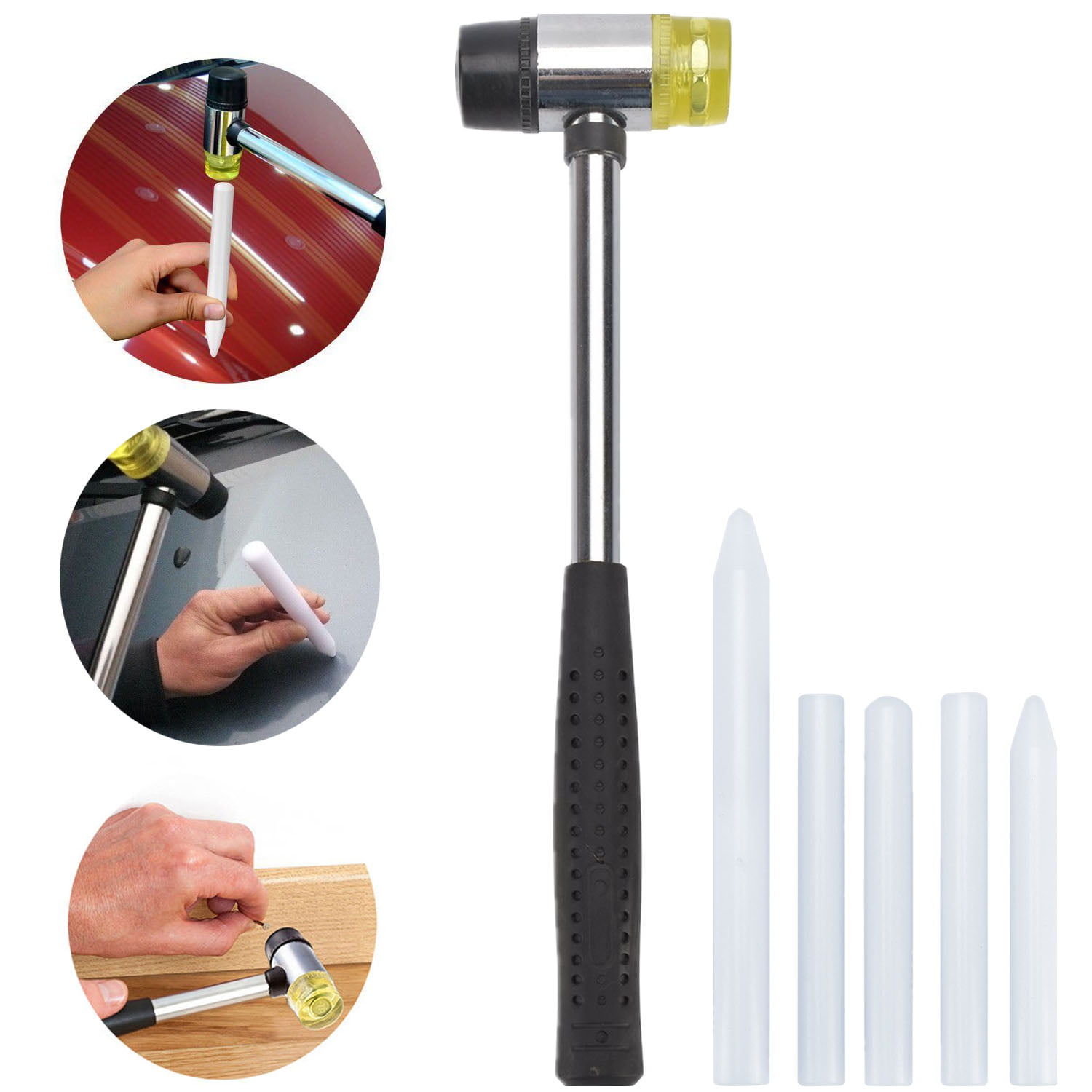 PDR Paintless Dent Repair Tools Hail Ding Hammer Tap Down Pen Car Body Repair 