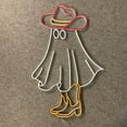 thumbnail image 2 of Glowneon Cowboy Ghost With Boots Neon Sign, Halloween Decor LED Sign, 2 of 4