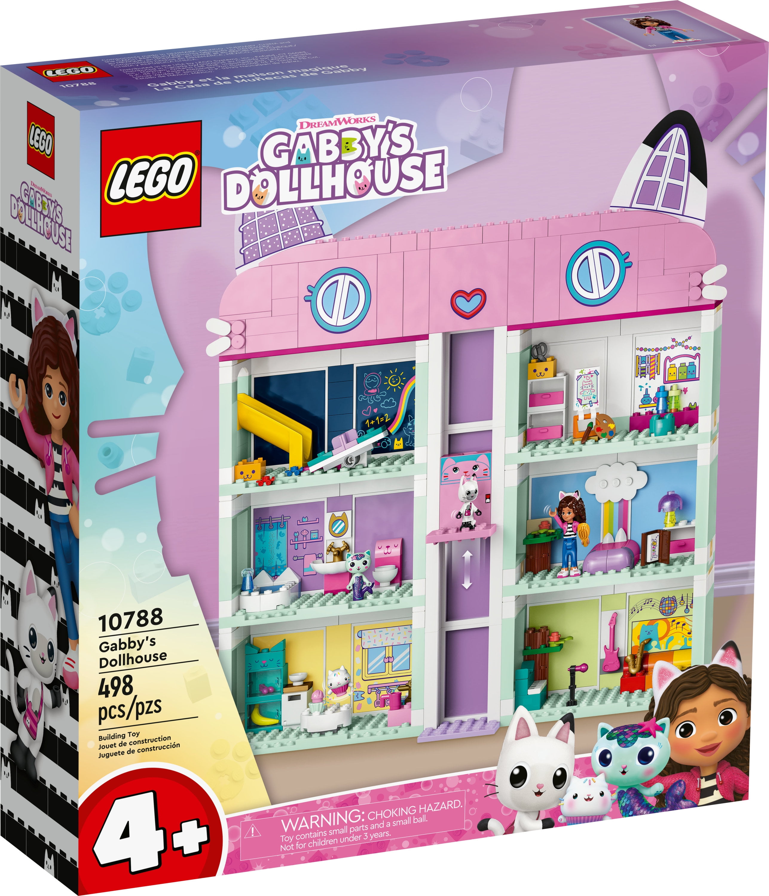 LEGO 10788 La Maison Magique de Gabby, Jouet de Maison de Poupées