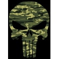 thumbnail image 2 of Men's Marvel Punisher Camo Skull Symbol  Graphic Tee Black Medium, 2 of 5