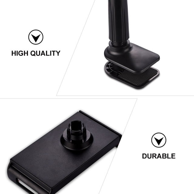SHINYPASING Back to School 1Set Stable Support Desktop Tablet Holder Black PVC Practical Design