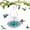 A Pink, variant on LEJHVAQK Solar Cascade Hanging Bird Bath Fountain,Outdoor Hanging Bird Bath with Solars Pump & Glass Bowl,Attracting Wild Birds and Hummingbirds for Outdoor Garden Backyard Patio Lawn (A Pink)