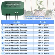 PChero Solar Automatic Drip Irrigation Kit, Solar Powered Auto Watering System with 12 Timer Modes for Indoor Balcony Outdoor Garden Greenhouse, Supported 15 Pots Plants