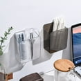 thumbnail image 4 of CNKOO Wall-Mounted Storage Box - No Drilling  Adhesive  Wide Opening  Transparent Cosmetics Container Organizer, 4 of 8