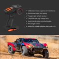 thumbnail image 3 of Hobby Fans RC Radio System 4CH 2.4G RC Transmitter with Receiver and Lanyard Anti-Jamming Remote Controller for RC Car Crawler Boat, Blue, 3 of 5