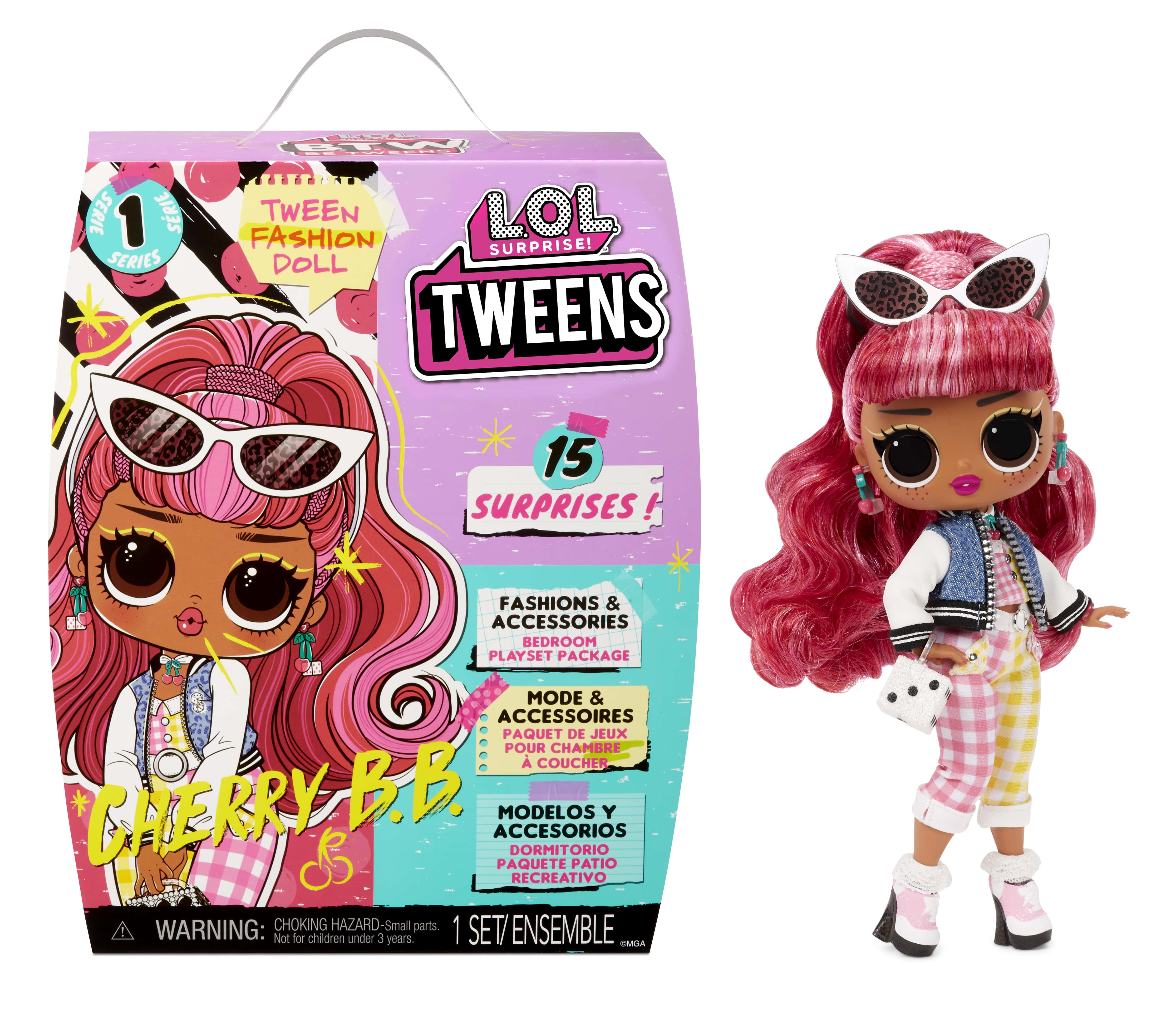 LOL Surprise Tweens Fashion Doll Cherry BB with 15 Surprises - Walmart