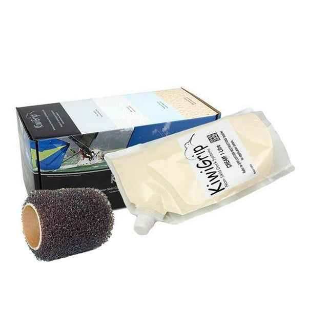 KiwiGrip KG-1CP-R Pochette 4 Po. 1L avec Rouleau, Crème
