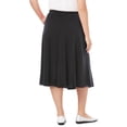 thumbnail image 3 of Woman Within Plus Size Petite 7-Day Knit A-Line Skirt, 3 of 6