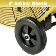 thumbnail image 3 of HiCFM 21100 CFM 36 inch Heavy Duty Barrel Fan with Powerful 4/5 HP Motor, Turbo Blade, Solid Wheels & Low Noise Working for Industrial or Commercial Use - UL Safety Listed, 3 of 10