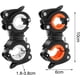 thumbnail image 4 of Soporte de Luz para Bicicleta, 2 Piezas Soporte para Linterna de Bicicleta Soporte Universal para Lámpara de Bicicleta Giratorio de 360 ​​​​Grados para Bicicleta de Montaña y Ciclismo Soporte de Luz LED, Cámara de Acción, GPS y Otros JM JM, 4 of 5