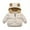 Beige, variant on Esaierrr Boys Girls Winters Coats with Hooded Fleece Cotton Jacket for Toddler Kids Thickened Fall Winter Tops Zipper Thickened Warm Down Jacket 1-5Y