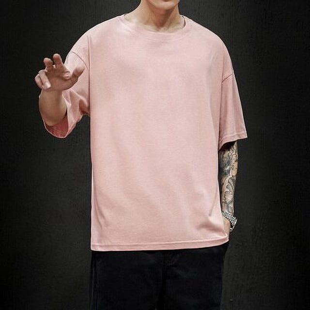 Nueva camiseta de verano para hombre 2022, camiseta sólida a la moda para hombre, camisetas informales de algodón de manga corta de gran tamaño Hip Hop para hombre, ropa de calle para hombre Tan Jianjun unisex