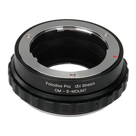 UPC: 0847372038343 | Fotodiox OM-NEX-DLX-Stretch 35 mm DLX Stretch Lens Mount Adapter for Olympus Zuiko SLR to Sony Alpha E-Mount