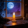 thumbnail image 6 of Halloween Decorations Savings, Tarmeek Halloween LED Candle Decoration Flameless Flickering Effect Plastic 16x6cm Table Centerpiece for Thanksgiving Christmas Party Decor, 6 of 7