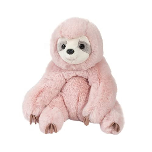Douglas Cuddle Toys Pokie Pink Sloth Mini Soft Plush Stuffed Animal, 6"