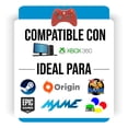 thumbnail image 3 of Control Alámbrico Compatible con XBOX 360 Rojo Virtual Zone Gamepad XBOX 360, 3 of 4
