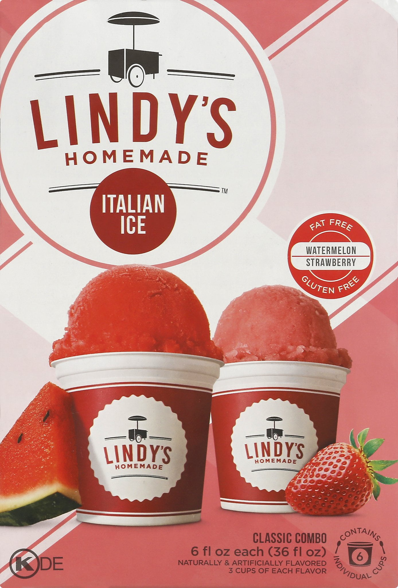 Lindys Homemade Lindys Italian Ice 6 Ea - Walmartcom