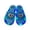 Blue, variant on Kids Light Up Slide Sandals Boys & Girls Cute Slippers Flashing Light Summer Slides for Indoor Outdoor Party Blue Size 7-8 Years