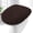 Brown, variant on Soft Chenille Bathroom Toilet Lid Cover 17.5x15, Machine Washable Seat Covers, Stays in Place Non-Slip Backing, Fits Most Round, Elongated and Oblong Lids, Accessories Decor, White