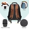 thumbnail image 4 of Yuyamidu Basketball Bookbag Brown Ice Cream Book Bag for School Back to School Backpack Lightweight Children's School Bag for Boys Girls 10-12, 4 of 7