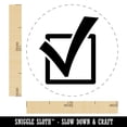 thumbnail image 2 of Check in Checkbox Self-Inking Rubber Stamp Ink Stamper - Red Ink - Medium 1 Inch, 2 of 7