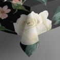 thumbnail image 5 of Pioneer Flower Floral Print Pattern Square Tablecloth,Waterproof Square Table Cover,Wipeable Spillproof Washable Table Cover for Home Kitchen Party Decor 52"x52"(132x132cm), 5 of 6